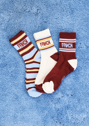 Frnch Egee Chausettes - Bleu Clair