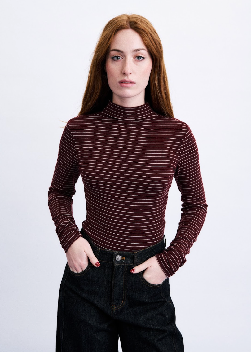 Frnch Odori T-Shirt - Bordeaux