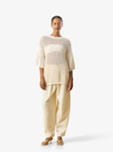 Edited Kristine Mesh T-shirt - Cream