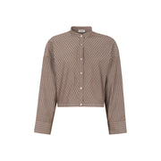 Tooday Delia LS Shirt - Bitter Chocolate