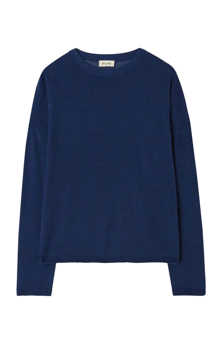 American Vintage Toima Pull - Ocean Chine
