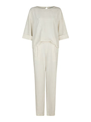 Neo Noir Tatjanna Linen Jumpsuit - Natural