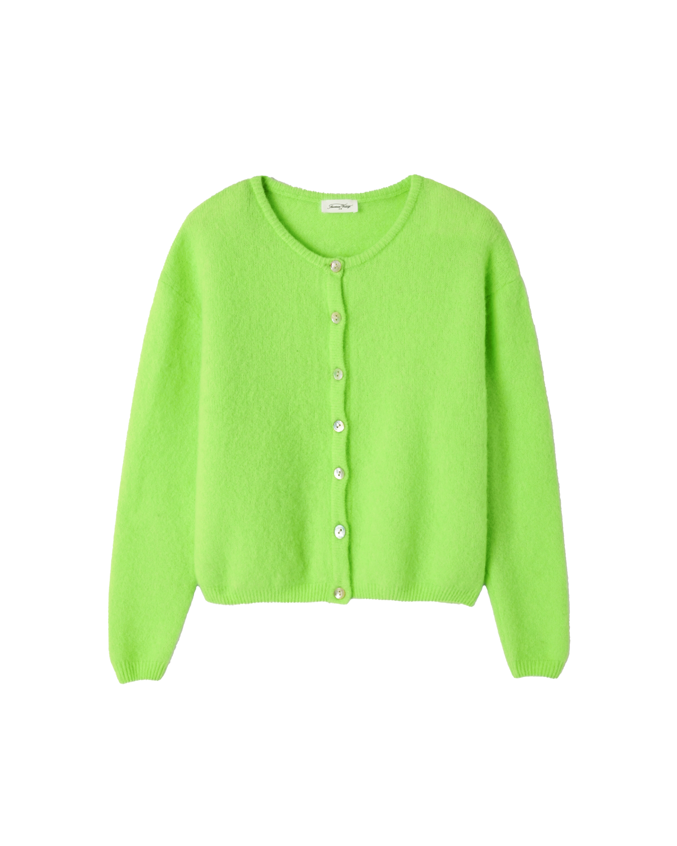 American Vintage Vitow Cardigan - Pomme Fluo