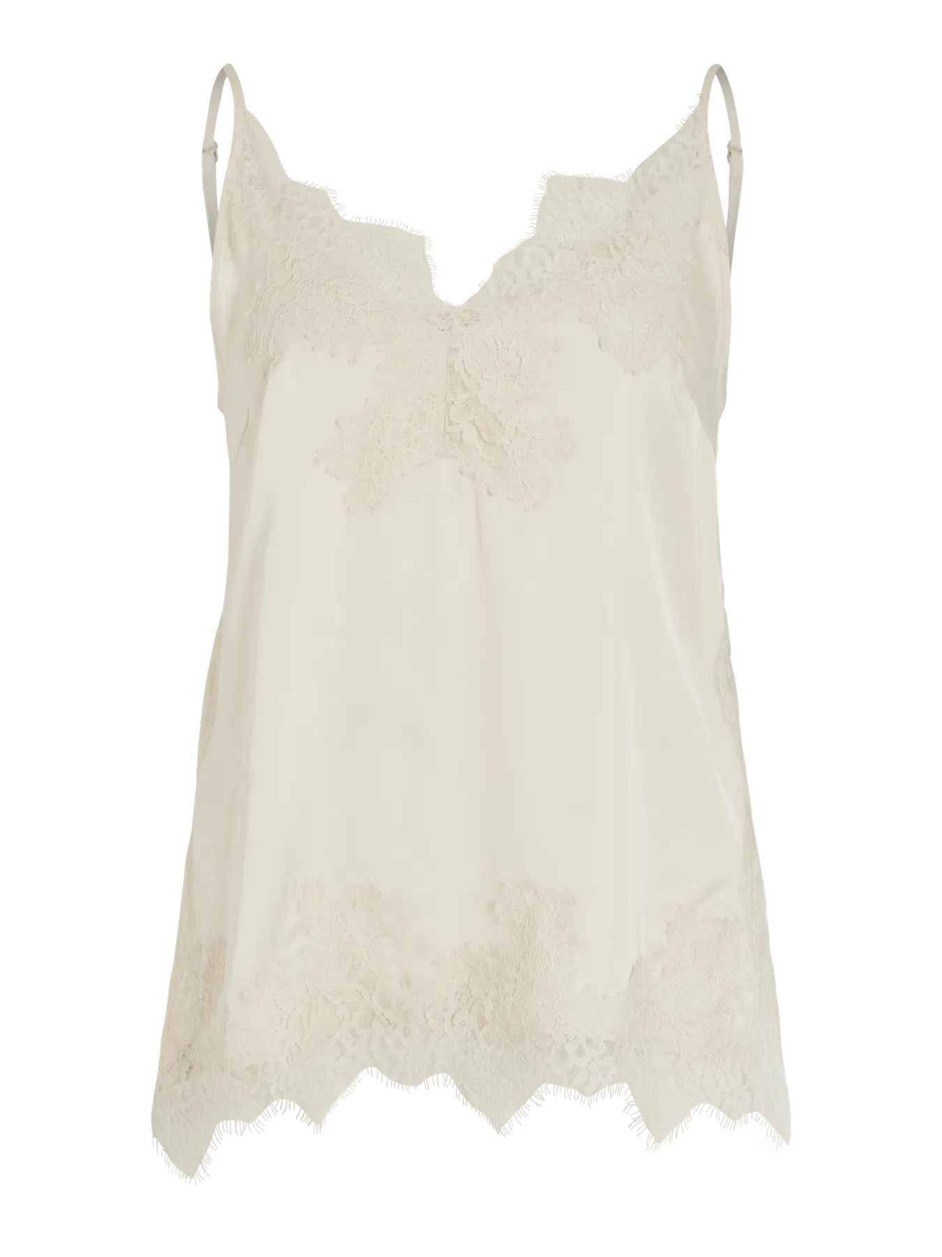 Rouge Edit Lace Mae Singlet Top - Birch
