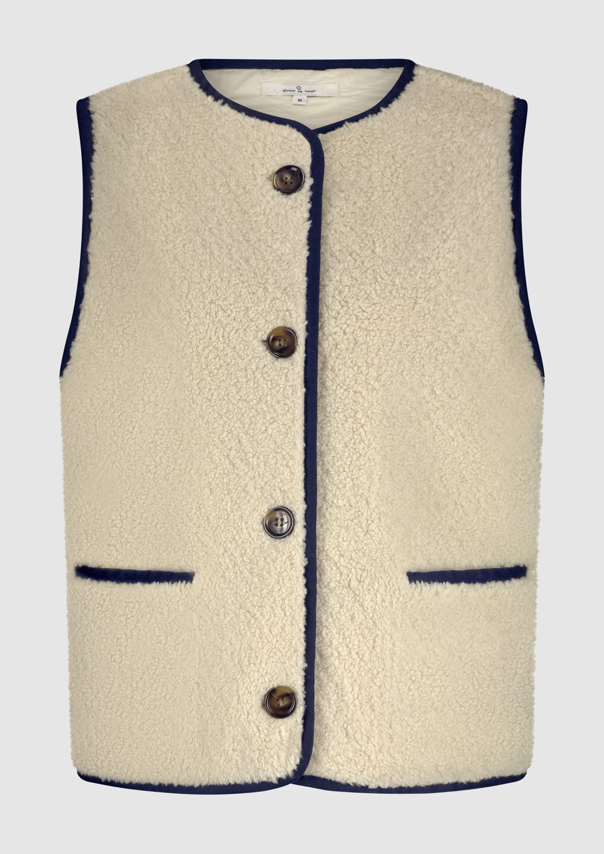 Circle of Trust Jojo Gilet - Cannoli Cream