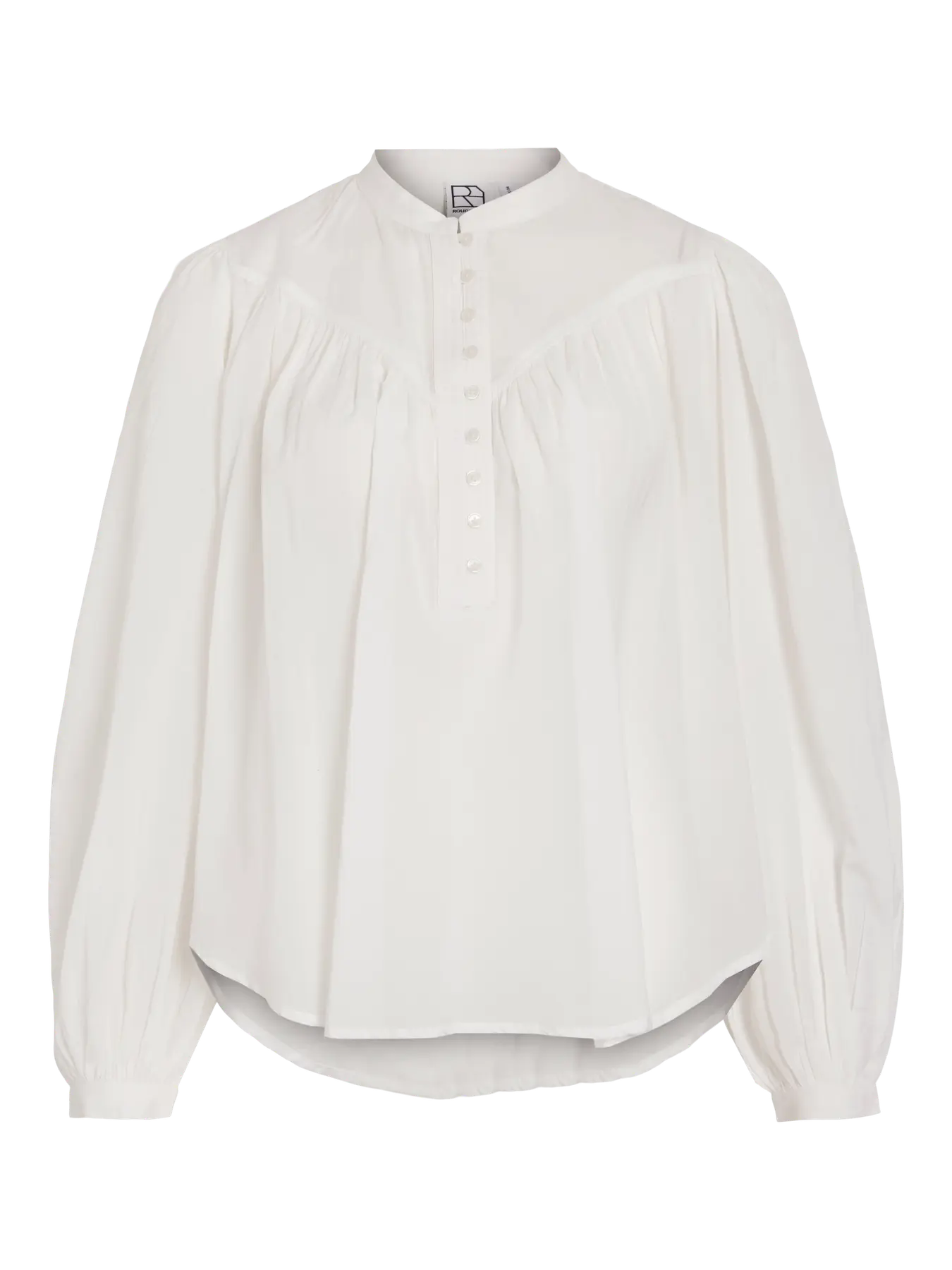 Rouge Edit Sally LS Collar Shirt - Cloud Dancer