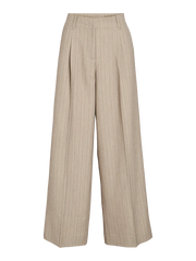 Rouge Edit Saga Trouser - Feather Gray Melange Herringbone