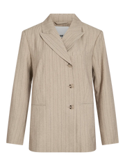 Rouge Edit Saga Blazer - Feather Gray Melange Herringbone