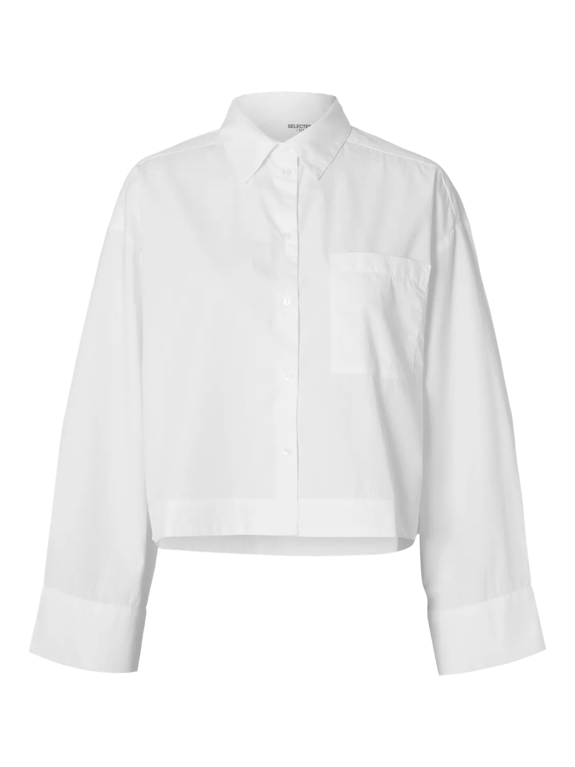 Selected Femme Astha Shirt - Bright White