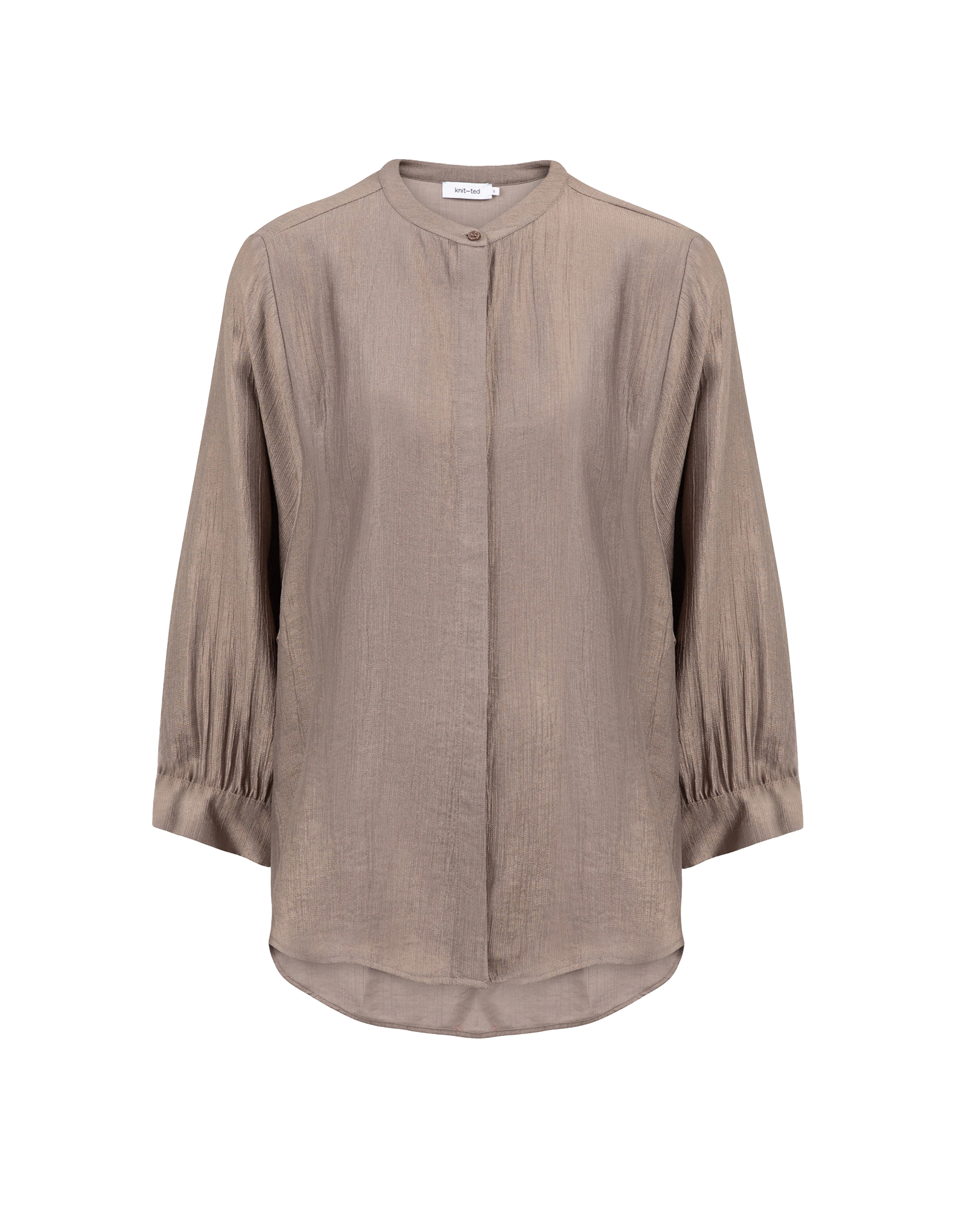Knit-ted Chris Blouse - Mocca