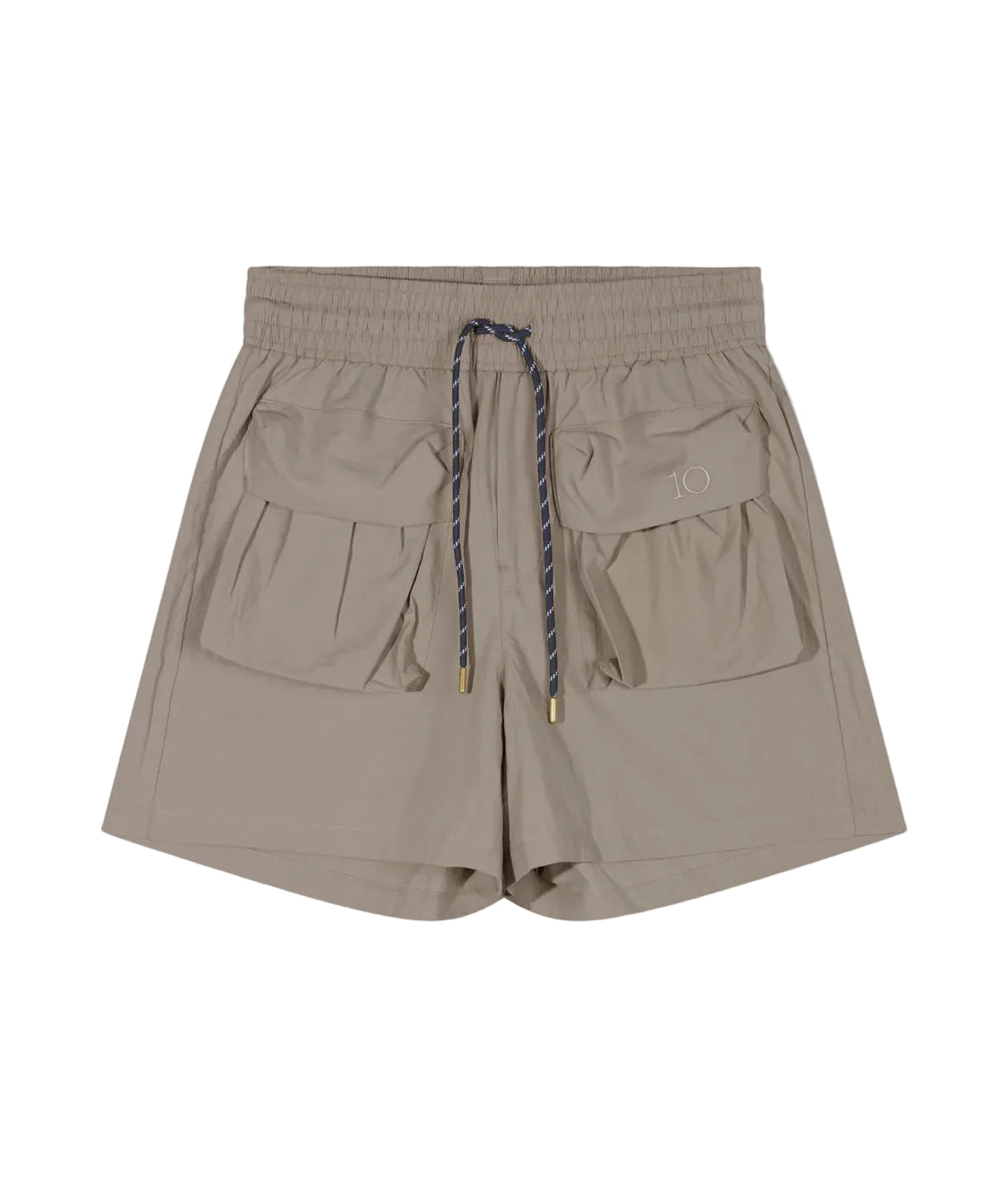 10Days Crinkle Utility Shorts - Fog