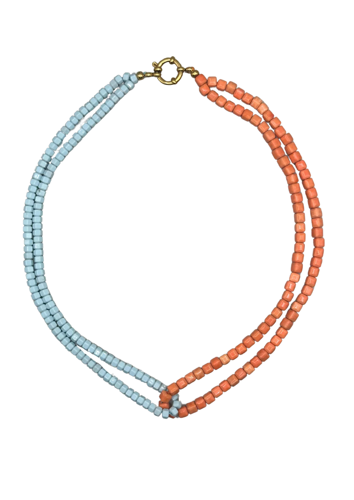 Bonnie Studios Double Blue Necklace