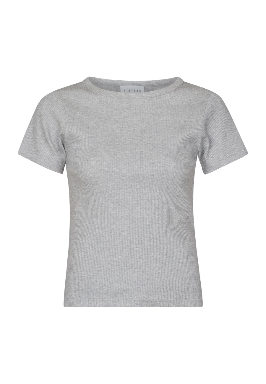 Sisters Point Eike Shortsleeve - Light Grey Melange