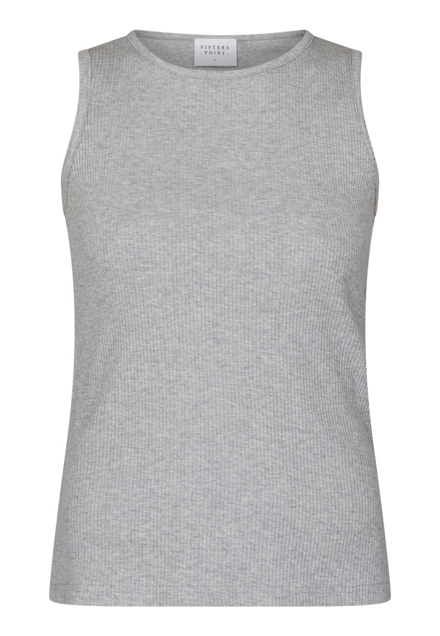 Sisters Point Eike Tanktop - Light Grey Melange