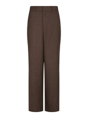 Neo Noir Emmett Melange Pants - Brown Melange
