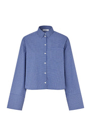 Envii Web LS Short Shirt - Classic Blue Check
