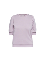 Sisters Point New Peva Puff SS Sweater - Dusty Blush