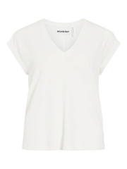 Rouge Edit Hanna V-Neck Tee - Cloud Dancer