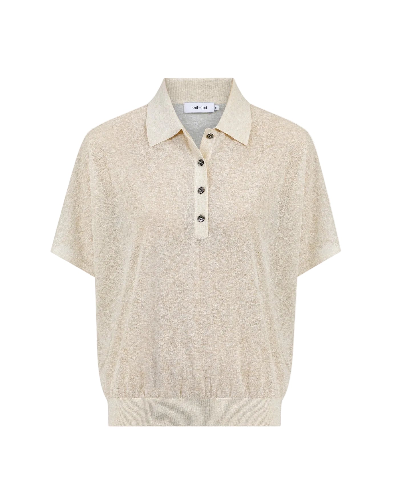 Knit-ted Gaze Pullover - Creme