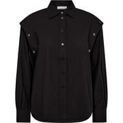 l'Haute Amitié Button Sleeve Shirt - Black