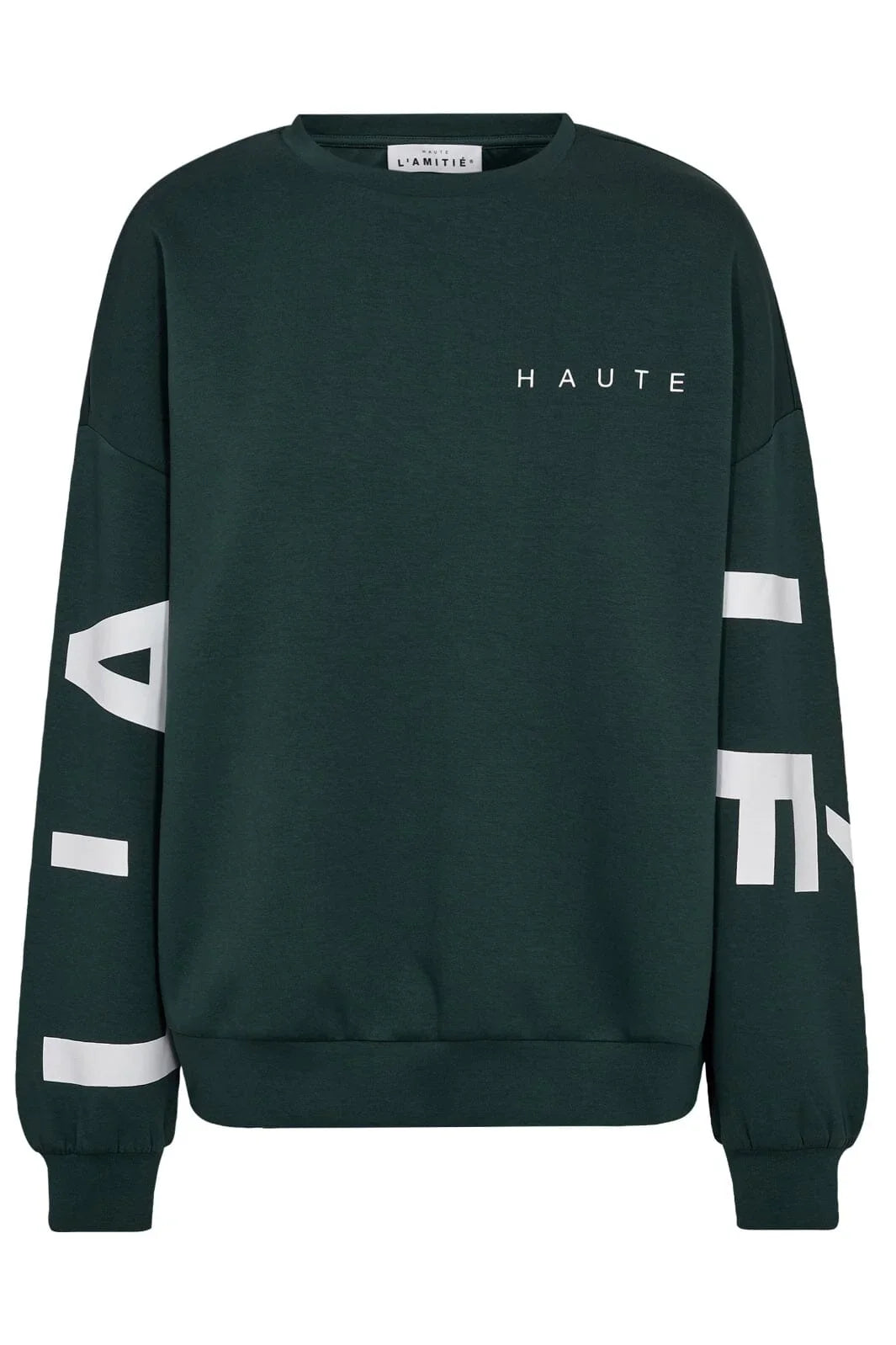 l'Haute Amitié Maxi Split Logo Sweat - Sporty Green