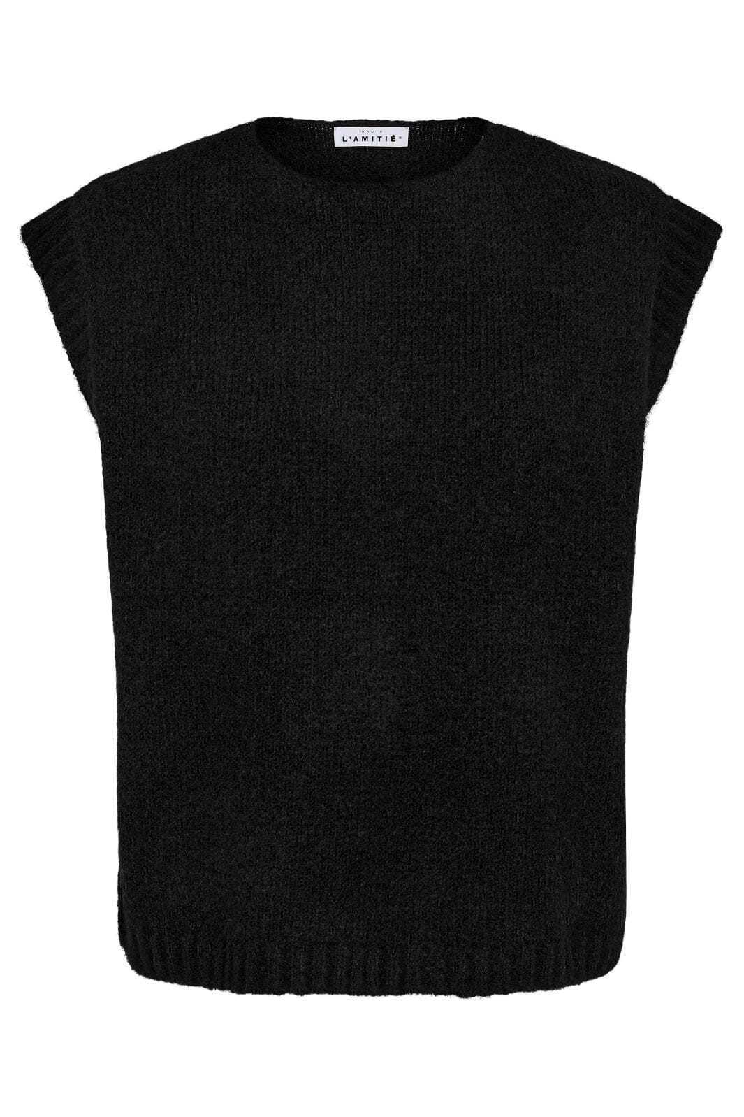 l'Haute Amitié Toby Knit Vest - Black