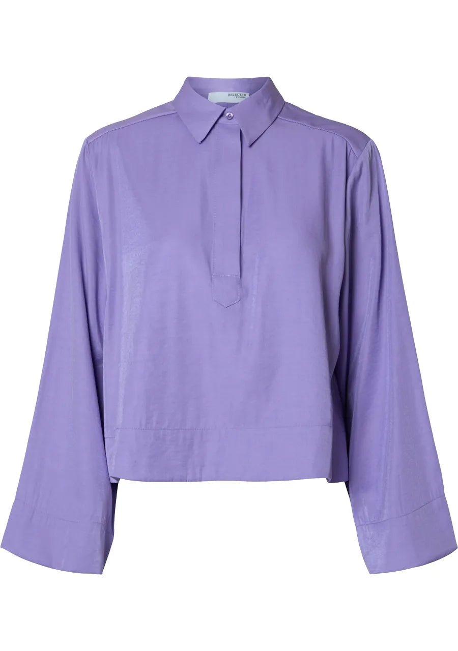 Selected Femme Jean Shirt - Paisley Purple