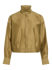Rouge Edit Stina LS High Neck Shirt - Gothic Olive