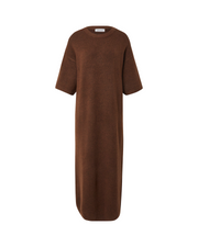 Edited Kenzie Wool Knit Dress - Fondue Fudge