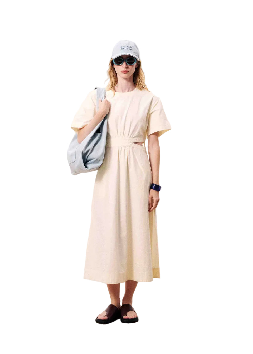 Frnch Mavera Dress - Creme