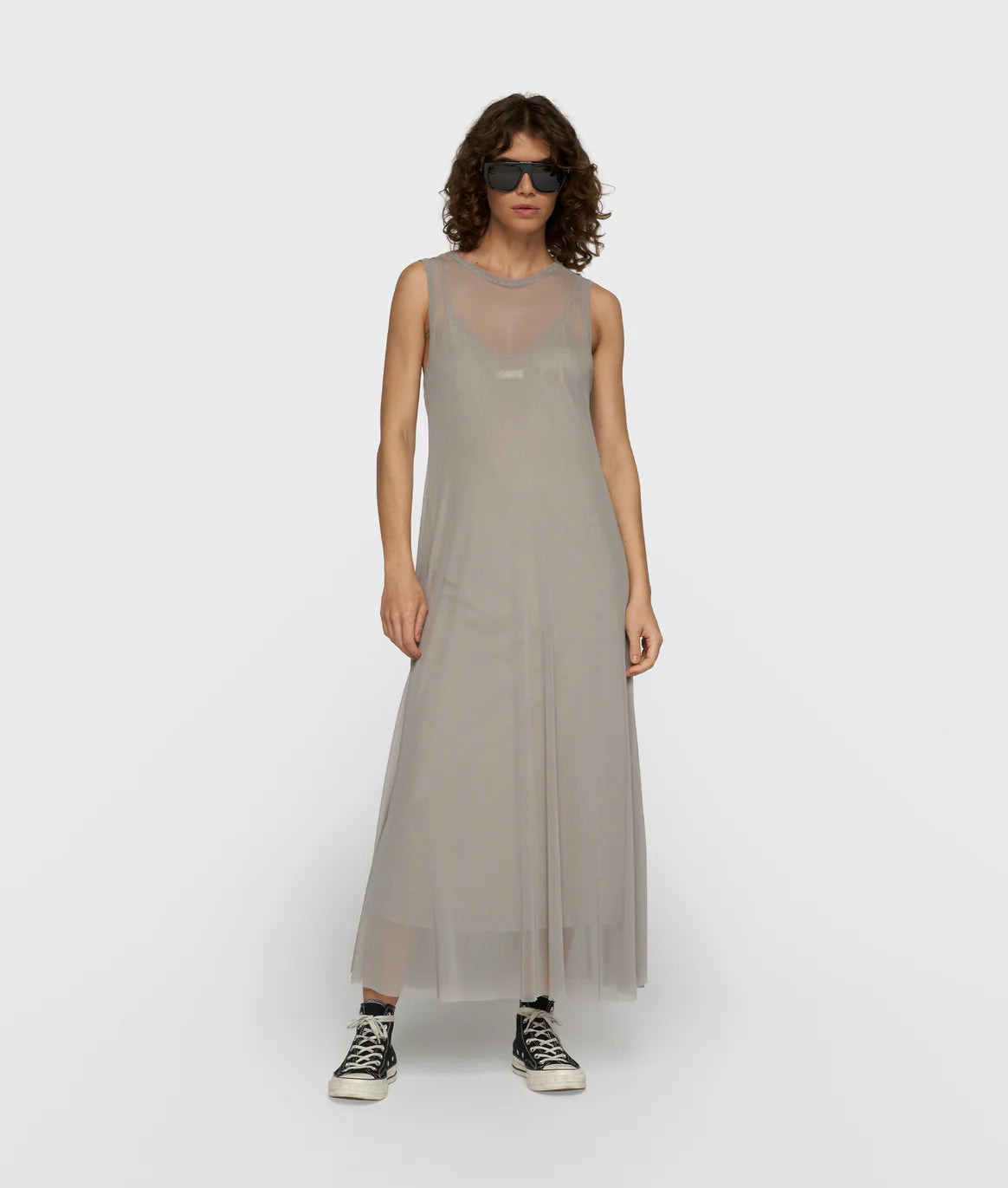 10Days Mesh Dress - Fog
