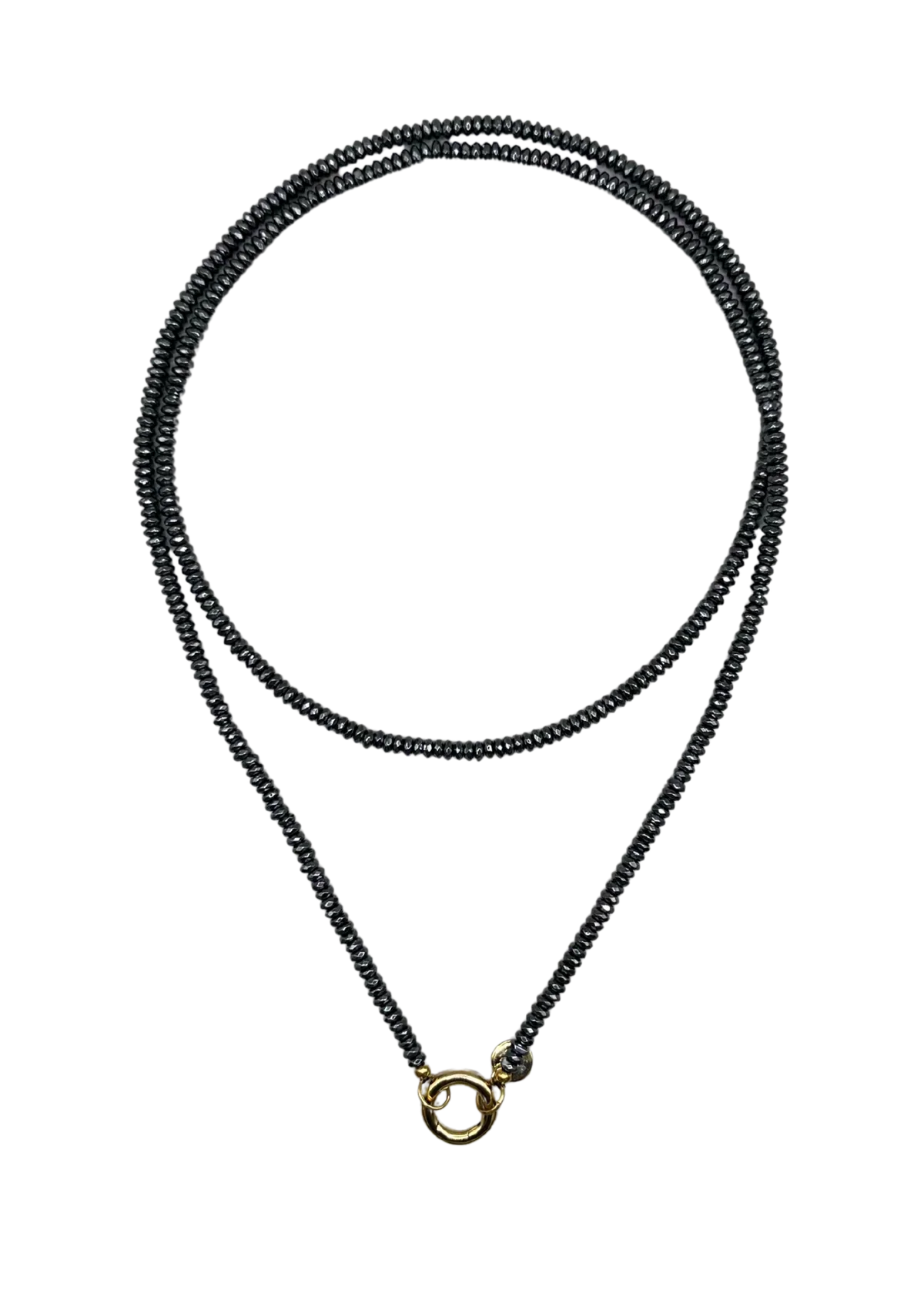 Bonnie Studios Metal Long Necklace - Grey