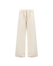 Knit-ted Moon Pants - Creme