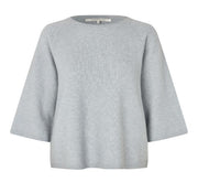 Second Female Gabby Knit O-Neck - Quarry