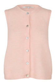 Second Female Brook Knit Button Vest - Pale Dogwood