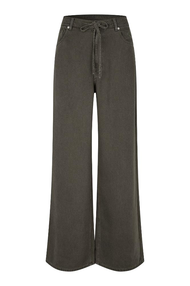 Second Female Irven Denim Jeans - Black Olive