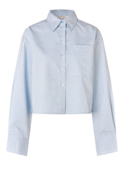 Second Female Joza Blouse - Light blue denim