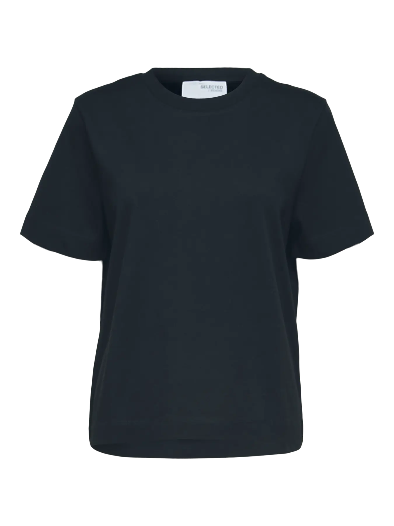 Selected Femme Essential LS Boxy Tee - Dark Sapphire