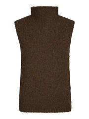 Neo Noir Odelia Knit Top - Brown Melange