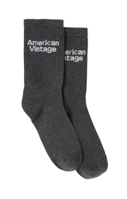 American Vintage Clypsun Socks - Charcoal Melange