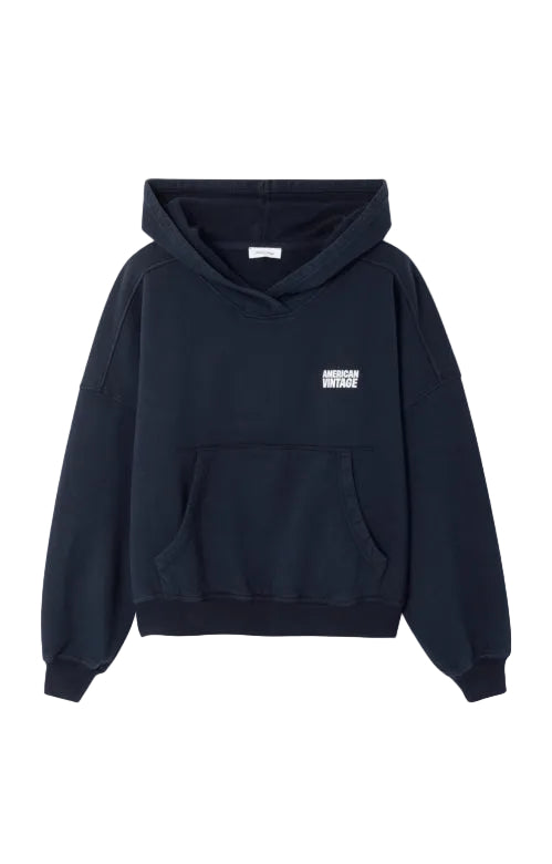 American Vintage Plizzy Hoodie - Vintage Navy