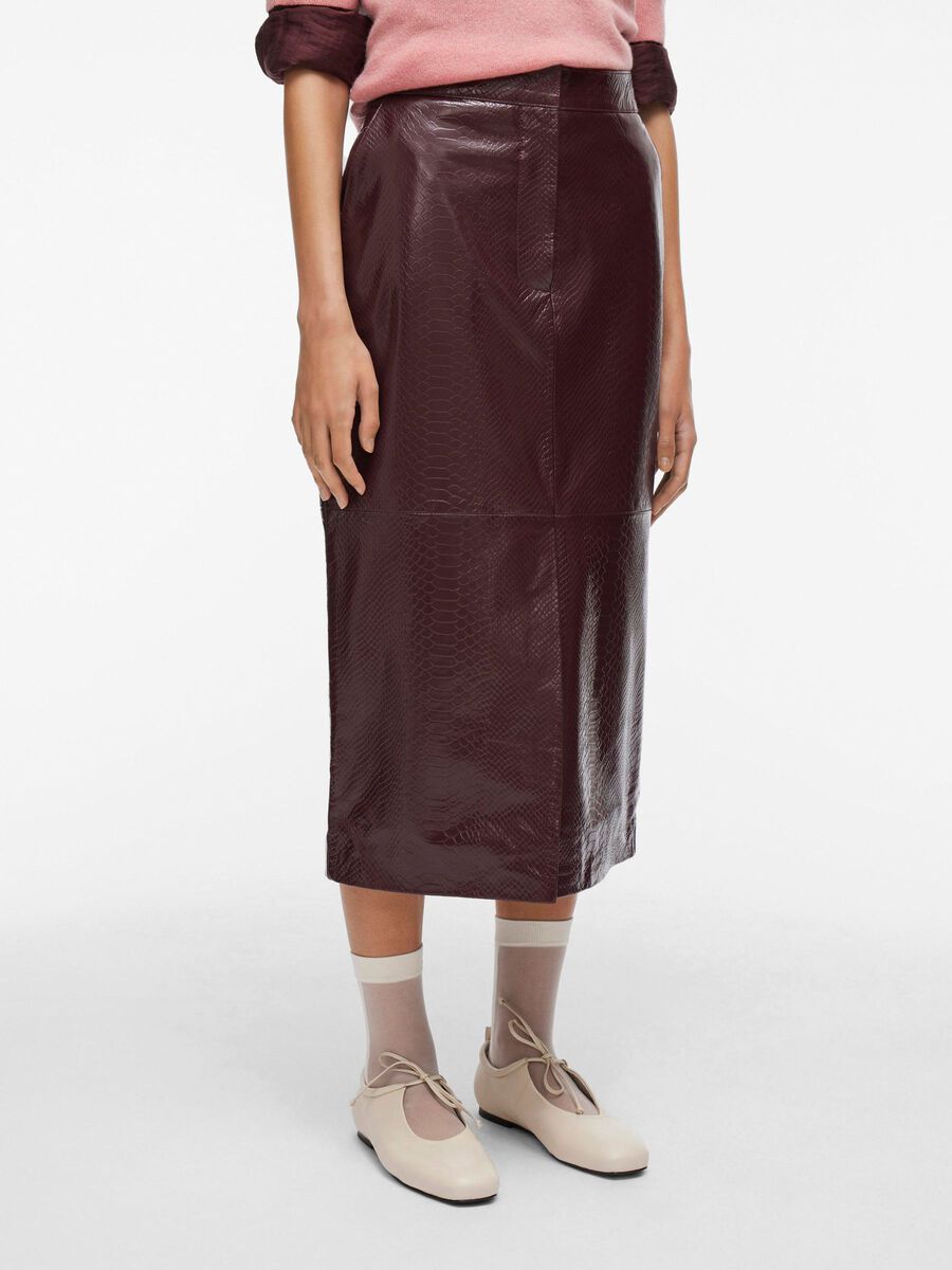 Rouge Edit Patty Midi Skirt - Decadent Chocolate