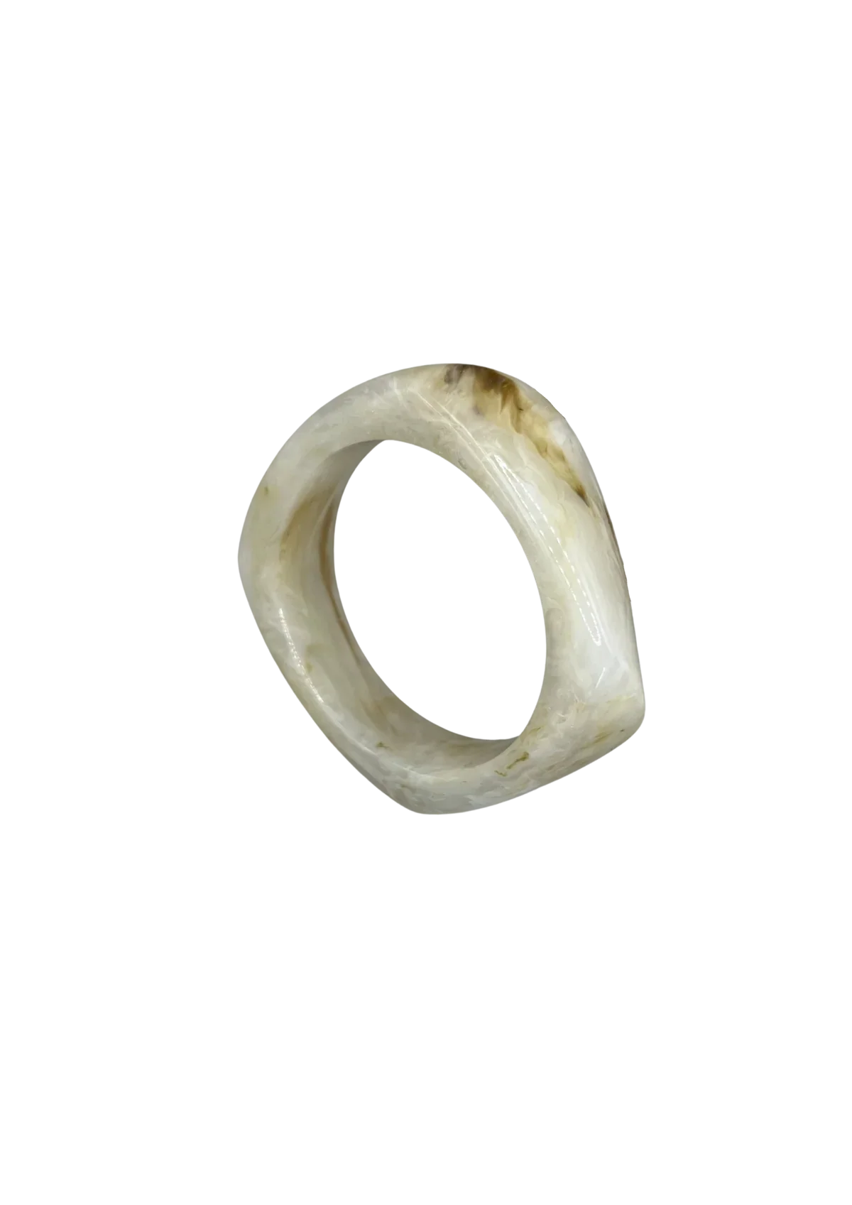 Bonnie Studios Resin Bracelet - Ivory