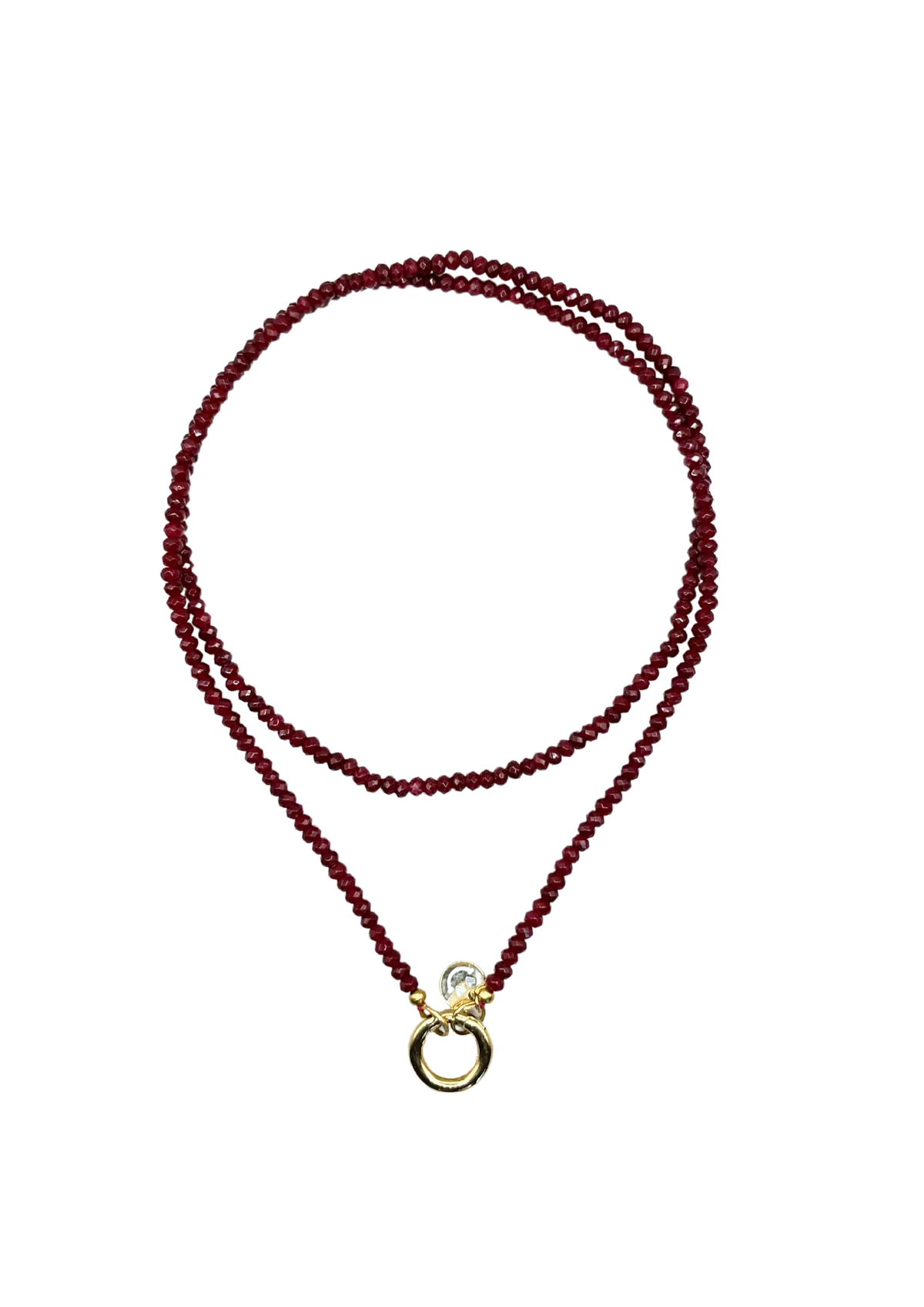 Bonnie Studios Roger Red Long Necklace - Red