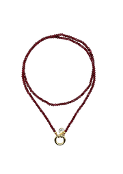 Bonnie Studios Roger Red Long Necklace - Red