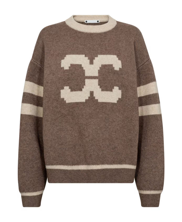 Co'couture Row Coco Logo Knit - Walnut