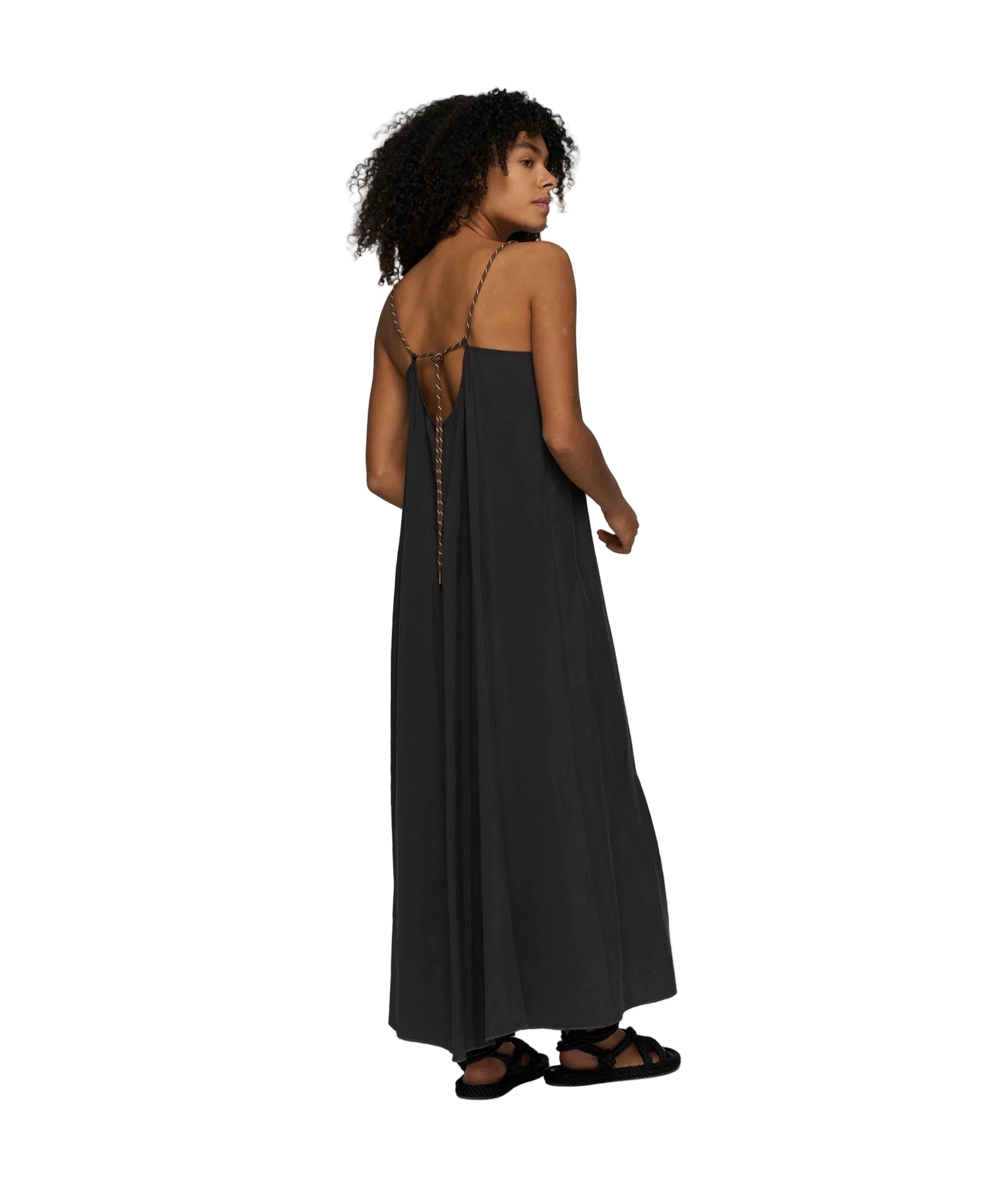 10Days Strappy Dress Modal - Black