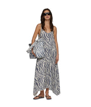 10Days Strappy Dress Zebra - Light Vanilla