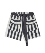 10Days Utility Shorts - Ecru/Steel