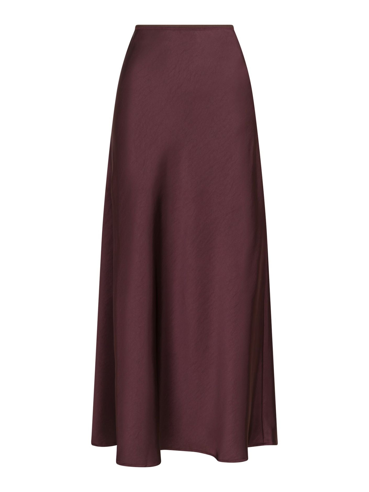 Neo Noir Vicky Heavy Sateen Skirt - Burgundy